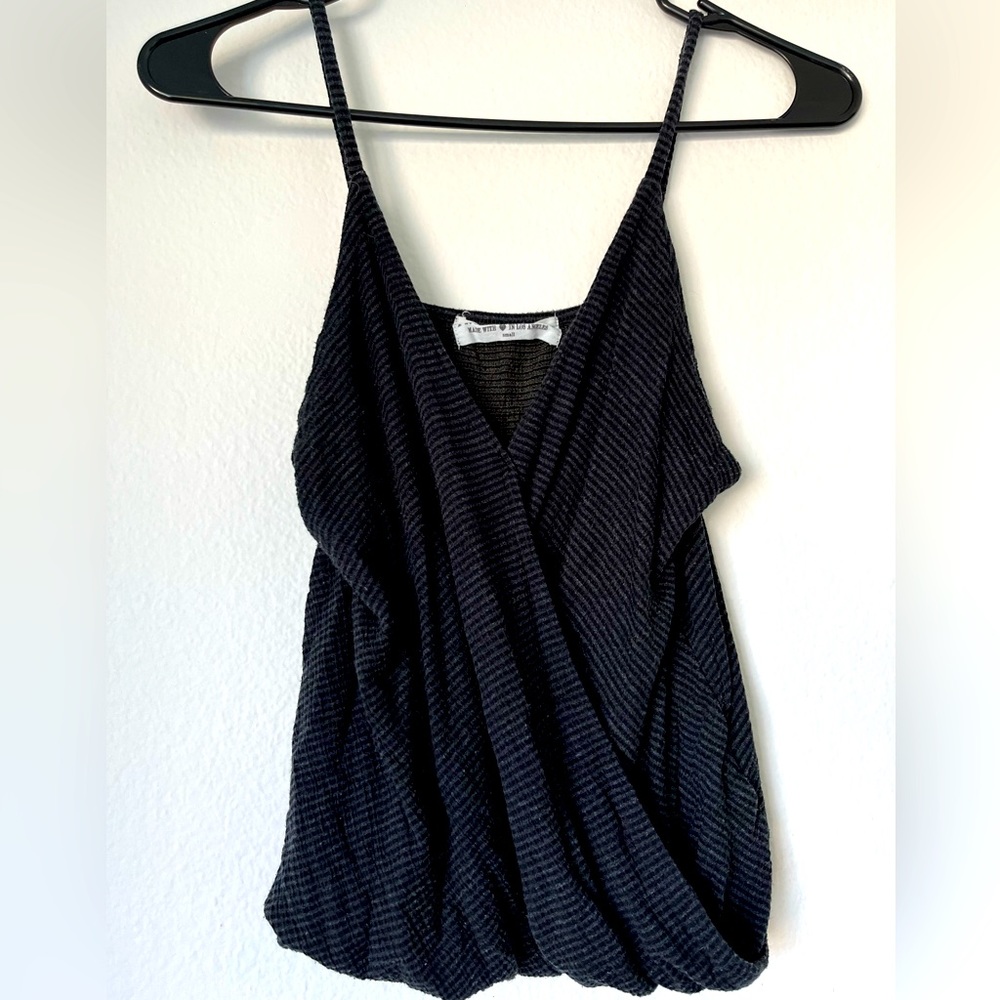 Project Social T black sleeveless camisole in Size Small